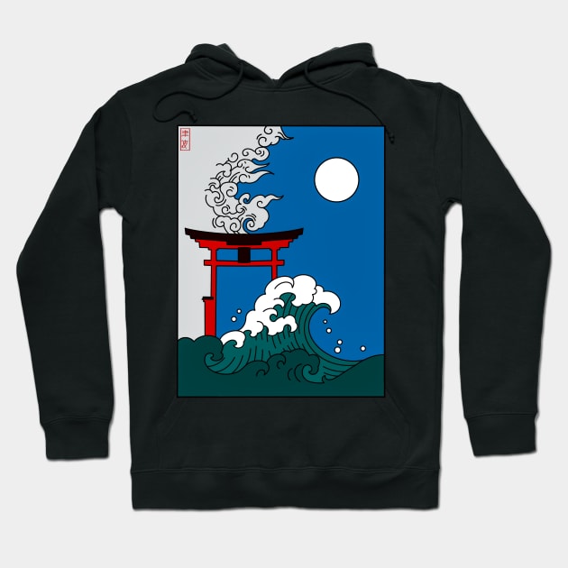 Tsunami Hoodie by Innsmouth